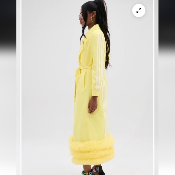 MIMOSA TULLE TRIM TRENCH - M - Picture 8 of 10